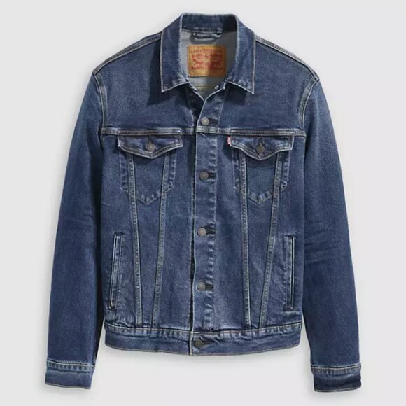 Levi's Trucker Jacket Colusa - Medium Wash Size Medium EUC
